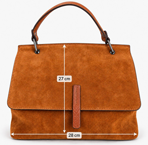Damen handtasche veloursleder - handtasche,