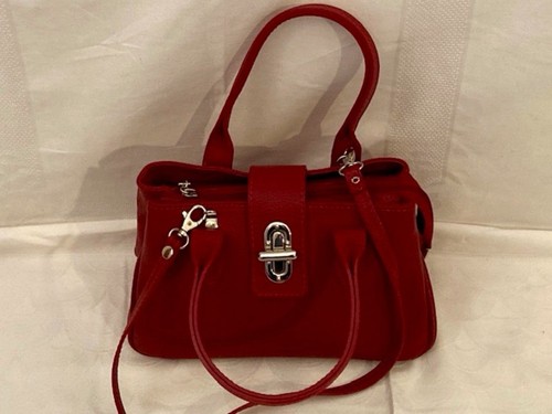 Handtasche rotes leder - rotes,