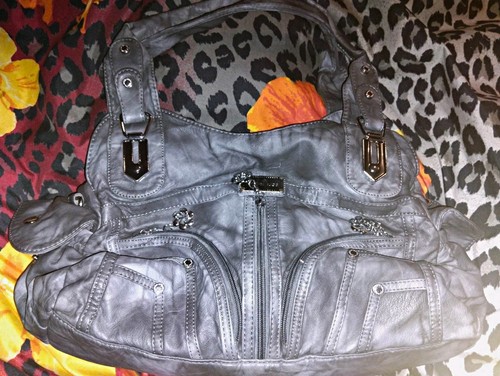 Angel kiss handtasche grau - angel,